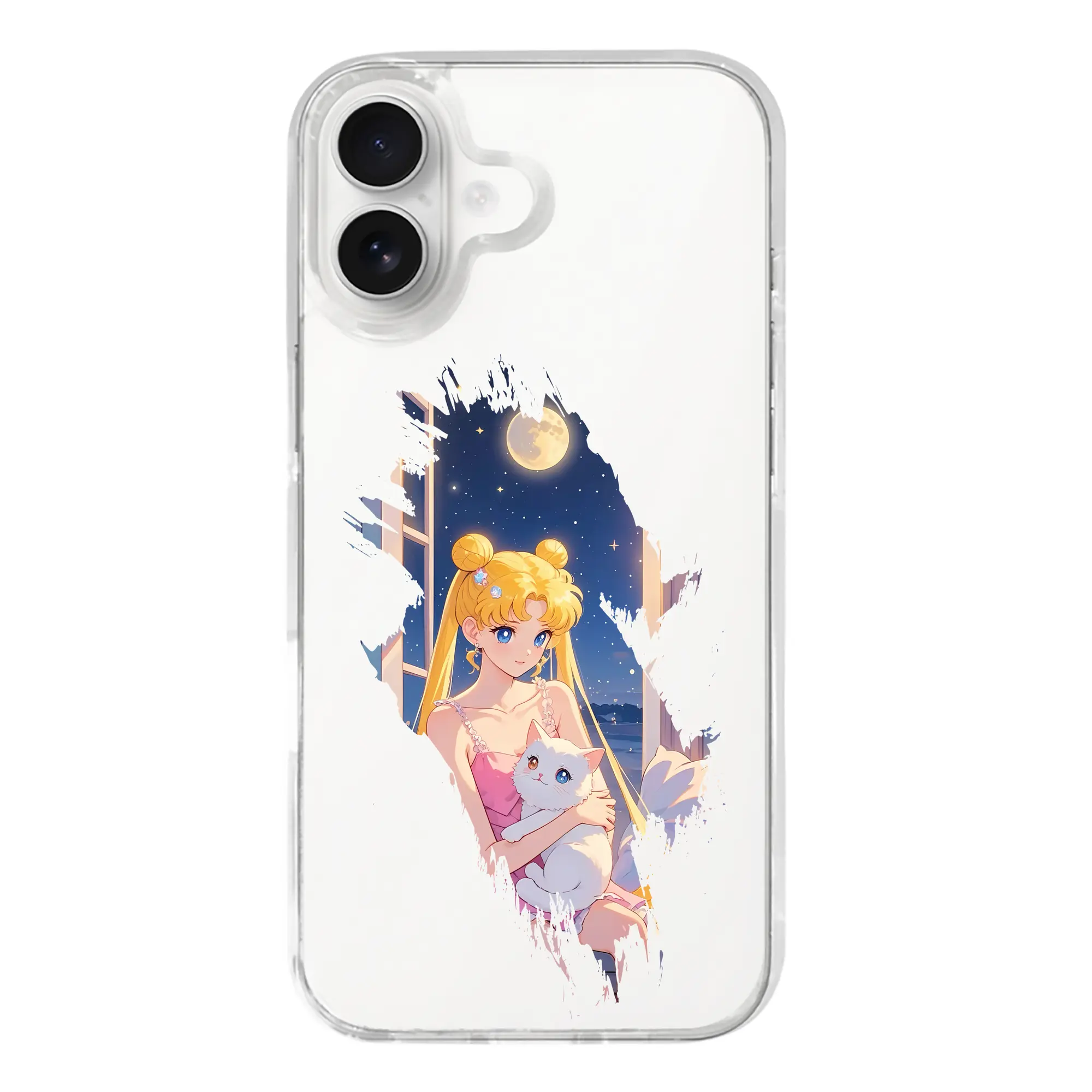 美少女戦士セーラームーン グッズ 月野 うさぎ - iPhone 17シリーズ 透明スマホケース – 薄型・耐衝撃・精密フィット保護カバー